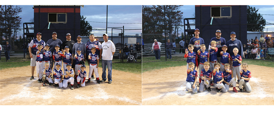 Fall '23 Coach Pitch Champ & Runner-up: Iron Pigs & Mud Hens